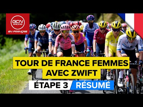 Tour De France Femmes Avec Zwift 2023 Résumé - Etape 3