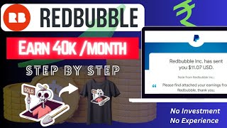 How to Make Passive Income Online with Redbubble in 2025 (For Beginners)
