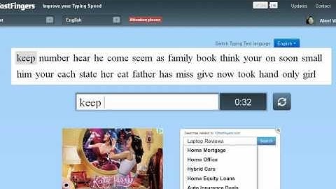 84 WPM Typing Test @ 10fastfingers.com (100% accuracy!)
