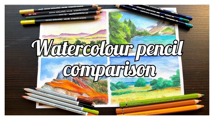 Derwent Watercolour Pencils Review & Demo 