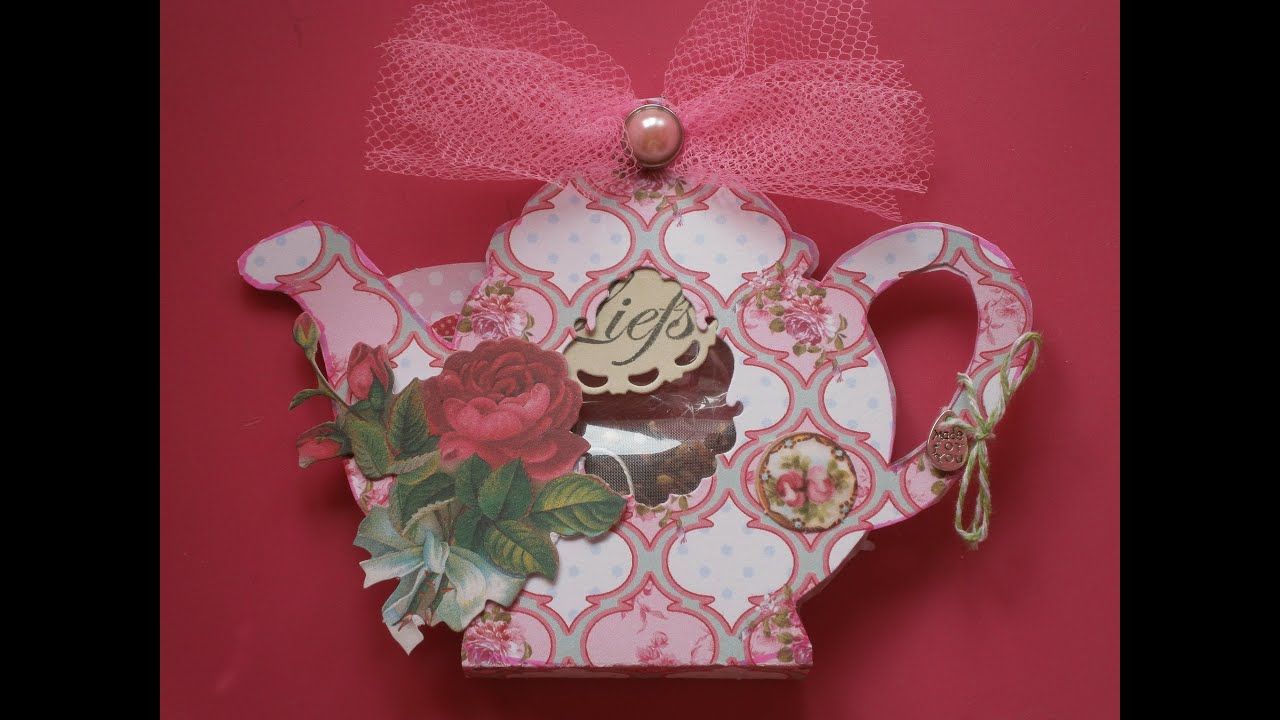 teatv Mother's Day card with teabag tutorial
