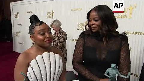 'Abbott Elementary' creator Quinta Brunson says winning the cast ensemble SAG award 'hits different'