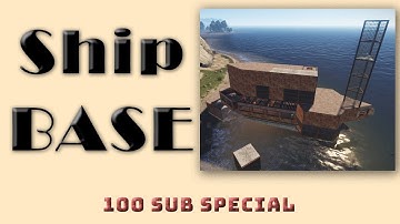 Ship Base I Rust Base Design Tutorial I Building 3.2