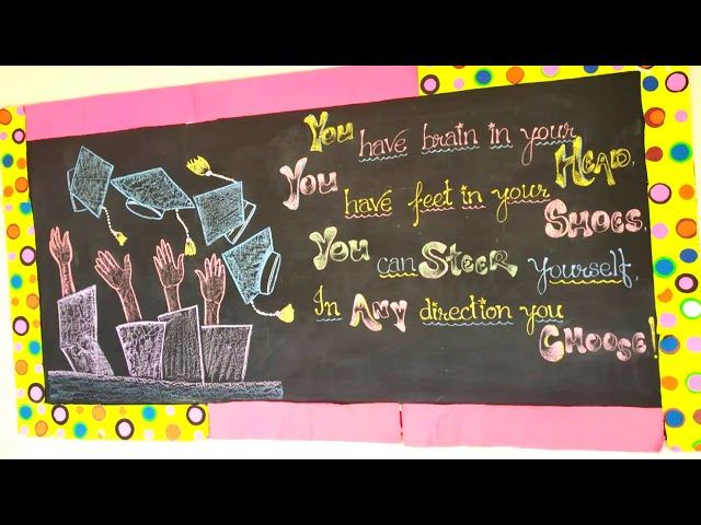 School board decorations on PTM/blackboard decoration ideas on PTM ...