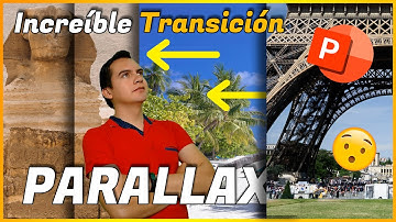 Animación PARALLAX en POWER POINT ✅Esta increíble!!! 😱