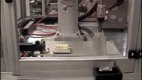 Ytterbium Fiber Laser Marking System w/Robot Part Transport | CMS Laser