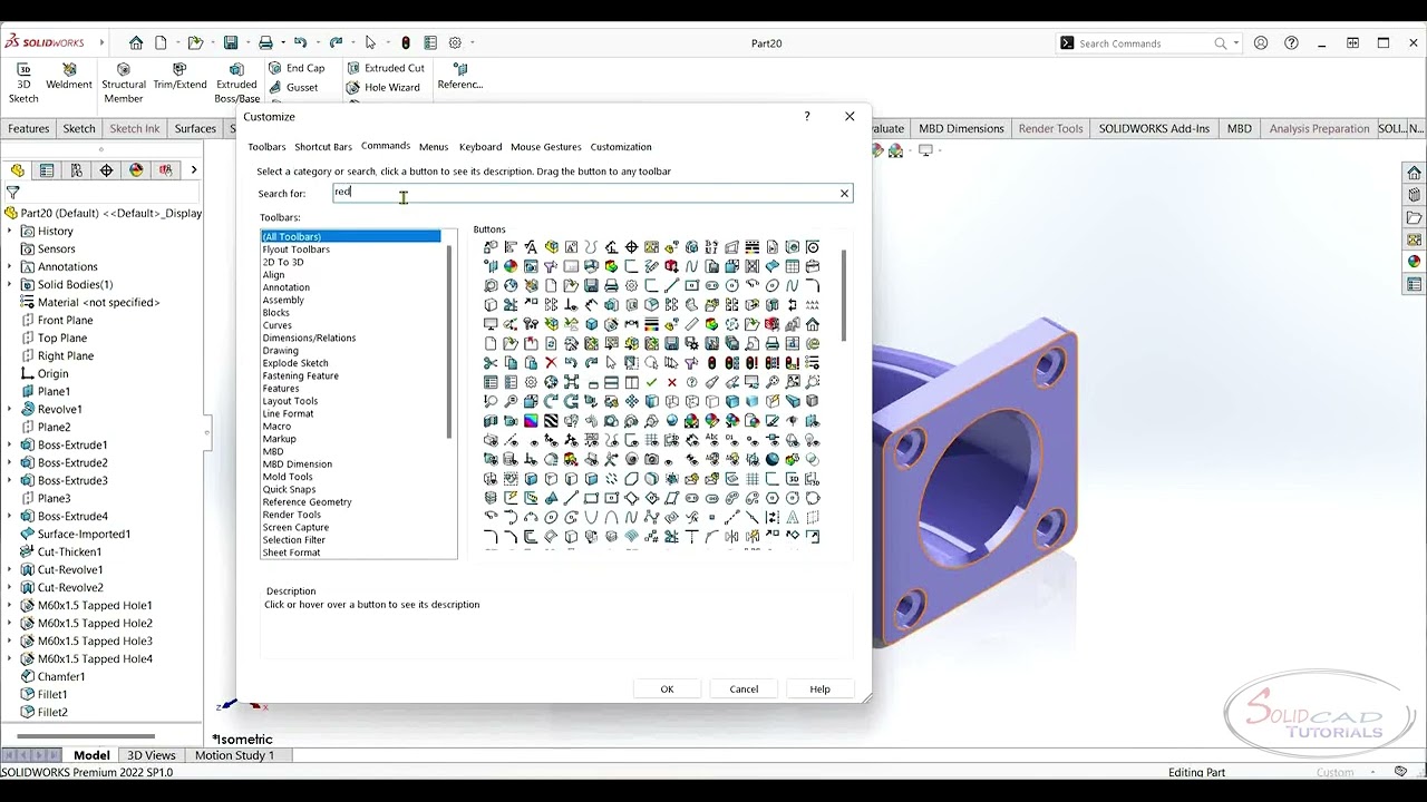 SOLIDWORKS for Beginners : Basic User Interface