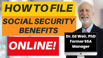 How to FILE for Social Security Benefits ONLINE! Former SSA Manager EXPLAINS!