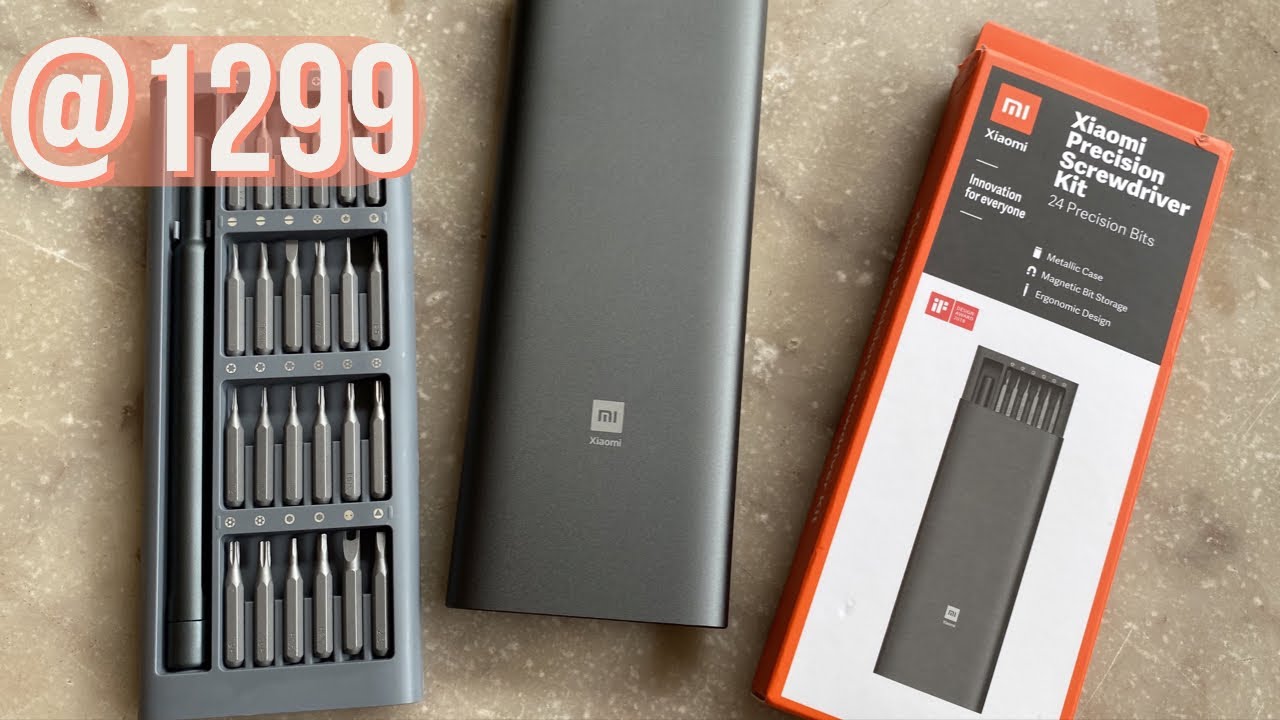 Xiaomi precision screwdriver kit - YouTube