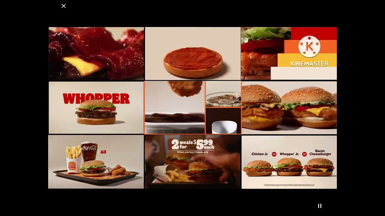 Burger King commercials, but the jingles are synced (THE FULL COLLECTION) (PART 2 COMING SOON)