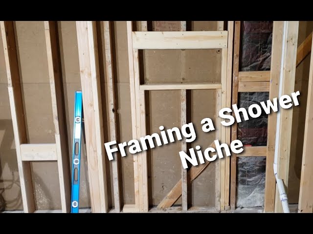 DIY Renovation Project: How To Build a Recessed Shower Shelf