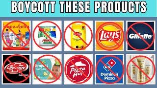 Boycott Israel Products