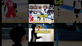 practice ☠️ performance 🔥#mayura #algorithm #sports #service #curves #volleyball #jump #japan #fypシ