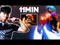 FASTEST FARM in Dota 2 - ana 11 min Battle Fury - Back to Main Account