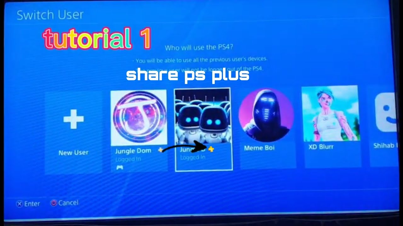 how to share ps plus on ps4. 2 methods. short and easy tutorial👌 - YouTube