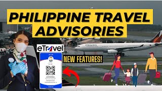 AIRLINE ADVISORIES &amp; 5 NEW FEATURES of E-TRAVEL for DEPARTING PAX | PHILIPPINE TRAVEL UPDATE