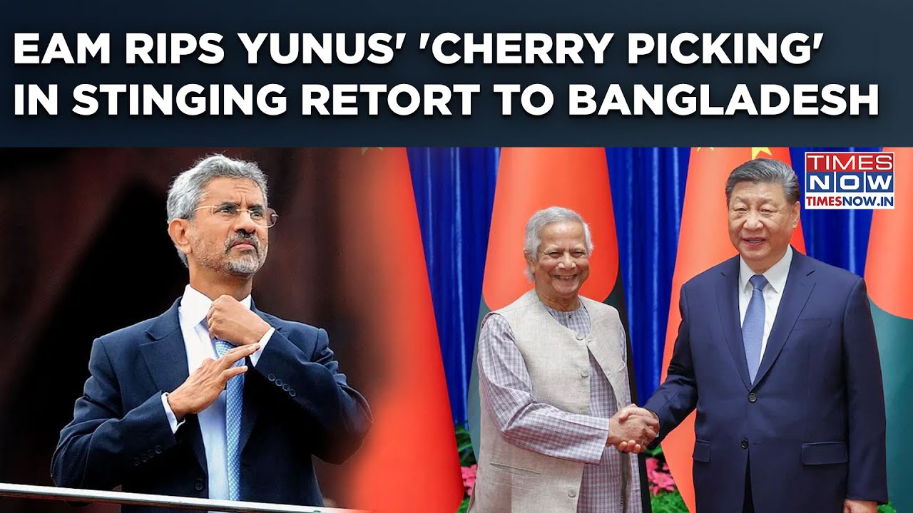 Jaishankar Rips Apart Yunus' 'Cherry Picking' In Stinging Retort: Watch ...