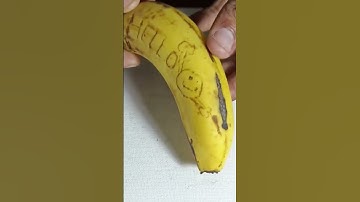 Banana secret message trick #shorts #viral