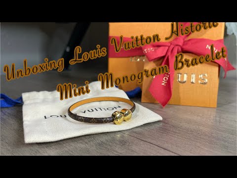 Louis Vuitton Historic Bracelet Monogram Canvas and Leather Mini Gold  1876221