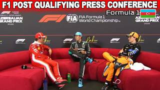 George Russell, Charles Leclerc, Oscar Piastri Post Qualifying Press Conference | Azerbaijan GP 2026