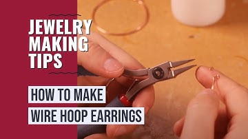 How to Make Wire Hoop Earrings