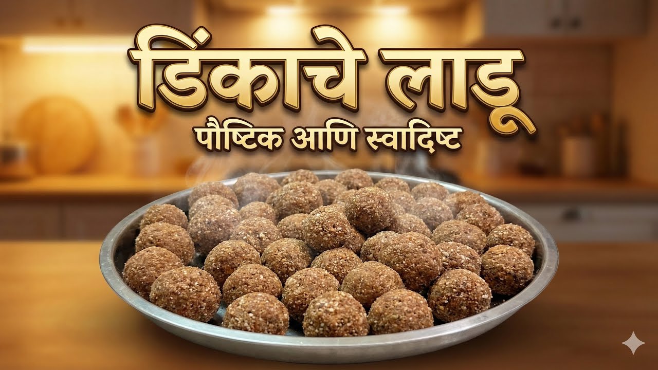 हिवाळ्यासाठी परफेक्ट डिंकाचे लाडू | Cookingwith_Sarika | Gond Ke Laddu Recipe