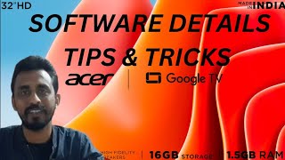 acer google tv useful apps||acer advance 32'' smart i series google tv softweare details||subtitles screenshot 5