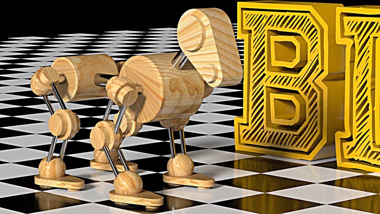 My First Animation With Bone Rigging Blender 2.77 - YouTube