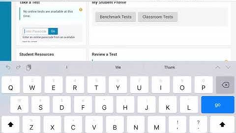 How to Access Tests in Schoolnet