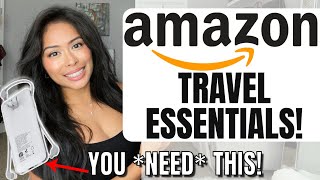 TOP AMAZON CARRY ON TRAVEL ESSENTIALS FOR A LONG HAUL INTERNATIONAL FLIGHT ✈️