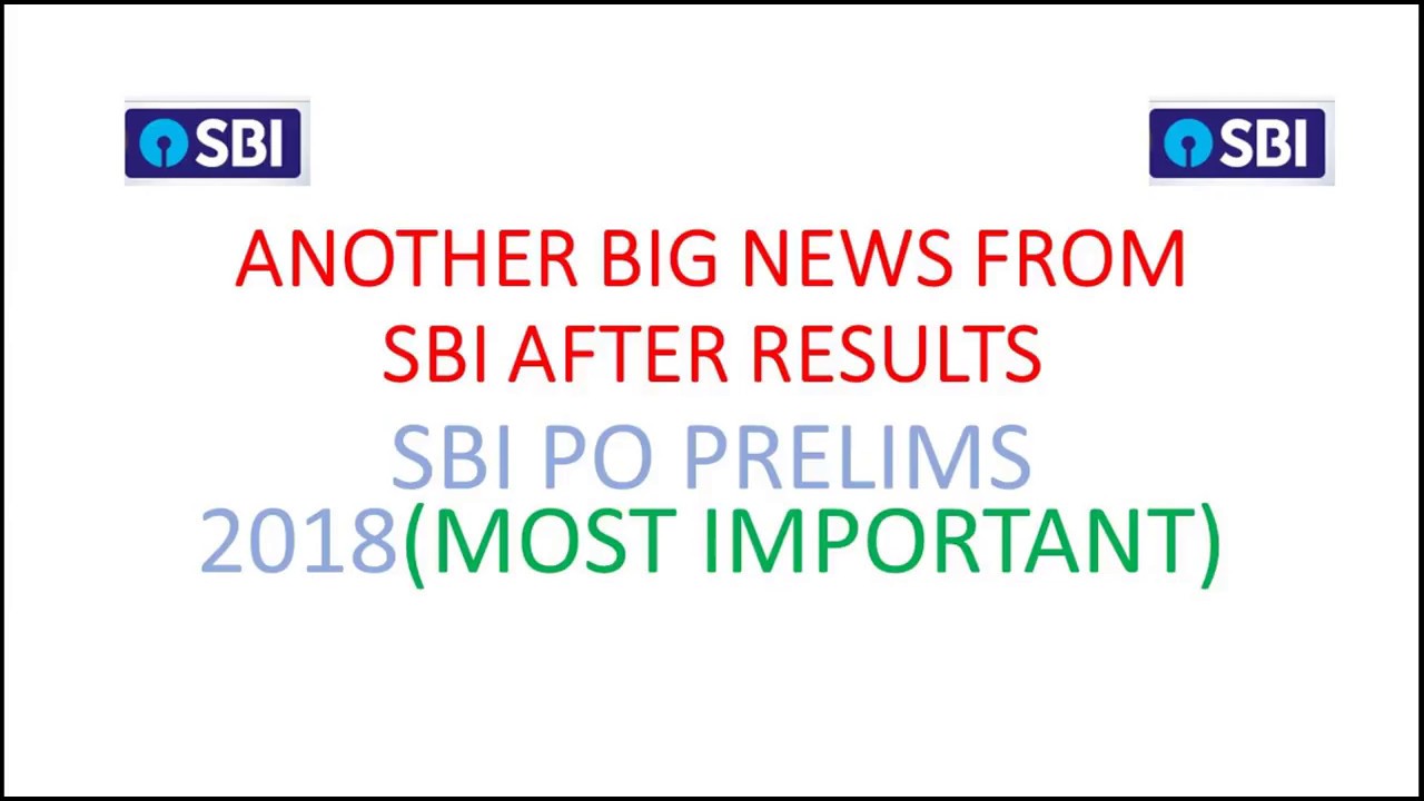 SBI PO PRELIMS CUTOFF MARKS 2018
