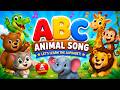 🦁 ABC Animal Song 🐘 | Learn the Alphabet with Animals | Fun Kids Song