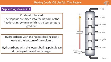 C1 1   Making Crude Oil Useful Foundation Tier Summary