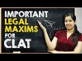 Clat 2019  important legal maxims  du llb ailet law entrance exam