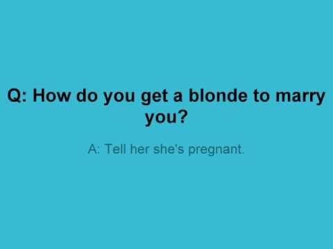 Funny Blonde One Liners 34