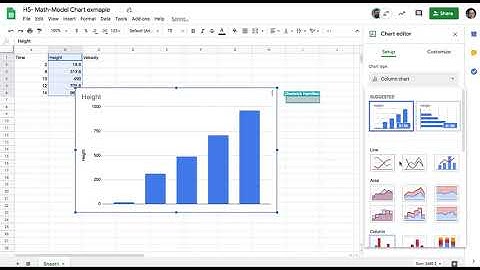Creating X-Y Scatter Chart in Google Spreadsheet