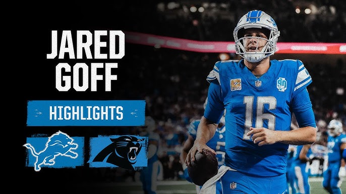 Goff throws for 353 yards, 2 TDs to lead NFC North-leading Lions
