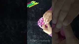 Amazing paper rose | rose flower | paper crafts |viral shots | YouTube shots