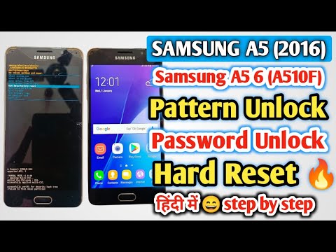 Samsung A5 6 (A510F) Pattern/Password Unlock | Samsung A5 2016 Hard Reset | Galaxy A510F Phone Reset