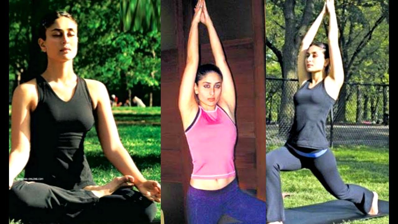 Image result for kareena doing yoga