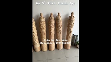 Trụ Cầu Thang Gỗ Tân Cổ Điển | #dogonoithat #shortvideo #dogophatthanhdat #wood #woodworking