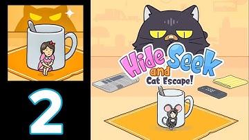 Hide and Seek Cat Escape Endless Mode Gameplay - Part 2 Walkthrough (Android,iOS)