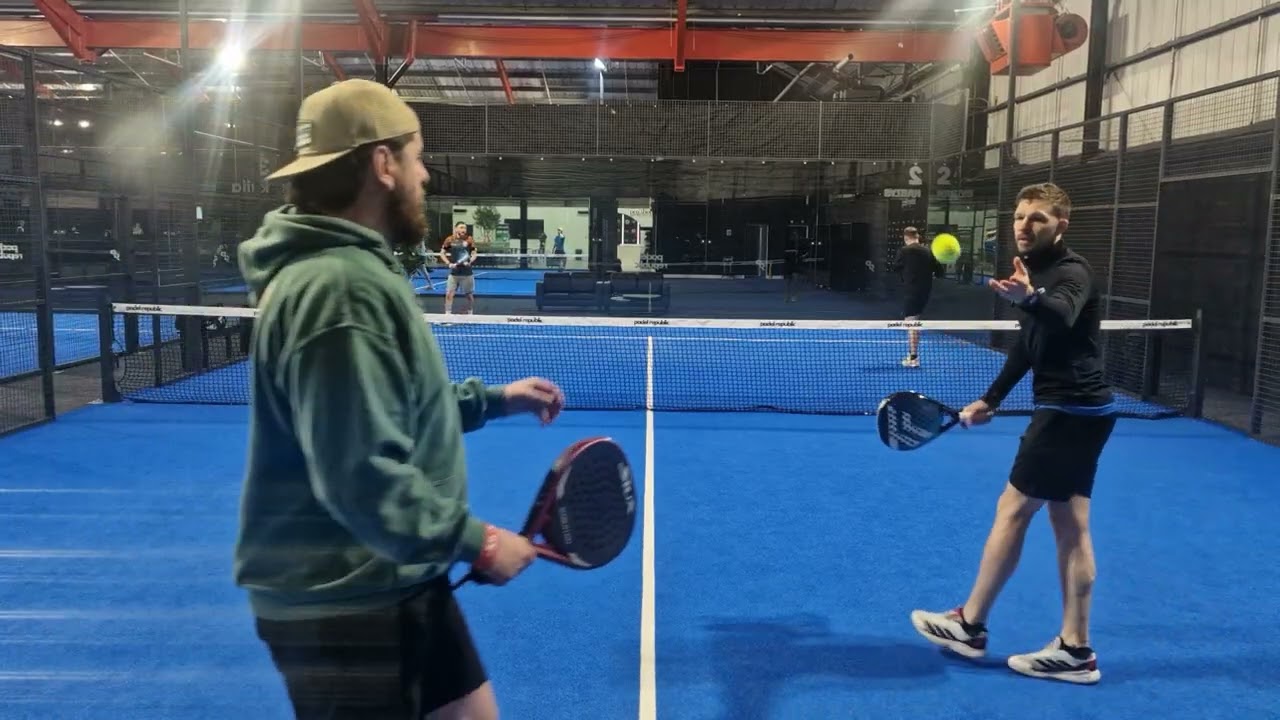 Bol + Claude v Luke + Michael (7-6, 6-2). Ratings 2.4-3