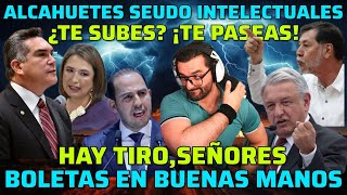 Hay tiro! INE suelta la sopa. Noroña reta cortes. Intelectuales al rescate.