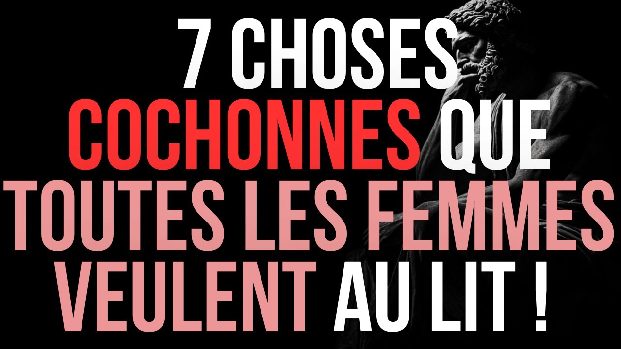 7 CHOSES COCHONNES que TOUTES les FEMMES VEULENT au LIT (mais te diront JAMAIS) | Tu dois SAVOIR