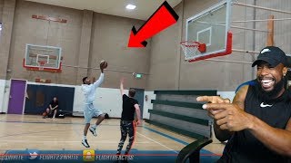 FLIGHT AIR BALLED AN OPEN FLOATER VS SHOE PLUG!! 1v1 BASKETBALL