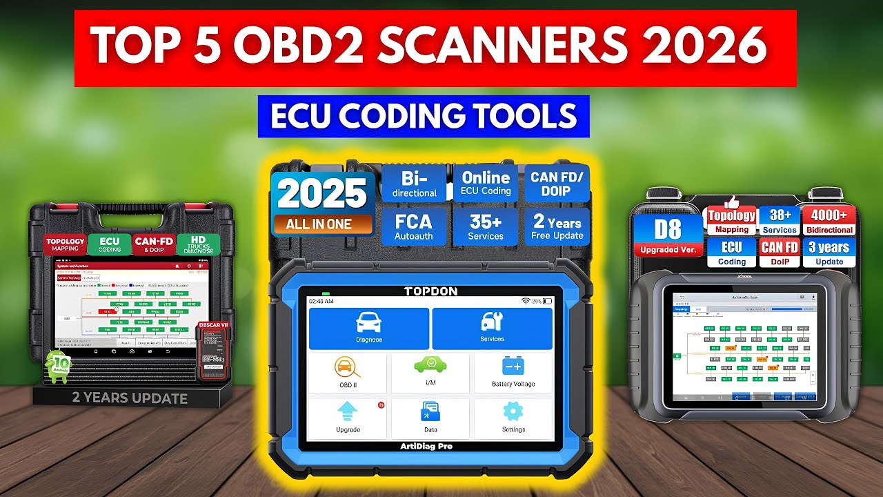 Top 5 Best OBD2 Scanners 2026 | Accurate & Fast Reads - YouTube