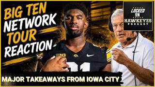 BTN TOUR: Takeaways from Big Ten Tour as it STOPS in Iowa City - QB Battle Going into the SEASON News