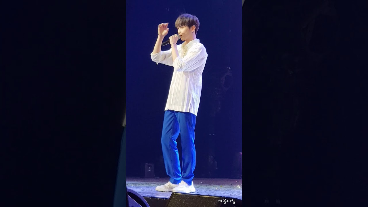 190725 강다니엘 쇼케이스 브이앱 끝난후 스윗한 진짜끝인사~