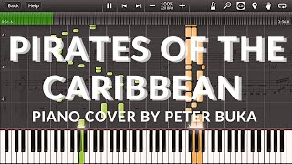 PIRATES OF THE CARIBBEAN PIANO COVER BY PETER BUKA - TUTORIAL